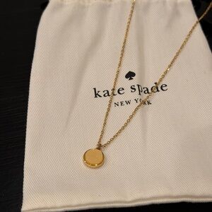 Kate Spade Yellow Circle Necklace